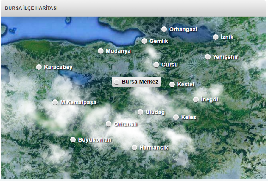 Bursa da bugün ve yarın hava durumu nasıl olacak 9 Nisan Pazar