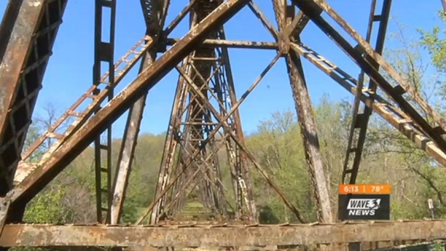 The trestle at pope lick creek unc