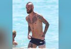 Meireles ve eşinden plajda dövme g...