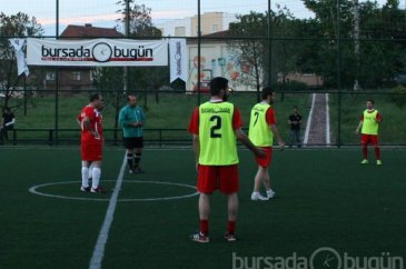 Gazeteciler turnuvada coştu