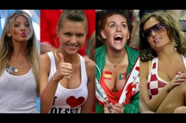 EURO 2012'nin tribün güzelleri