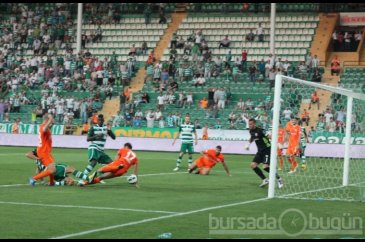 Bursaspor golü böyle kaçırdı