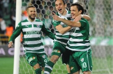 Bursaspor-Trabzonspor maçı fotoğrafları