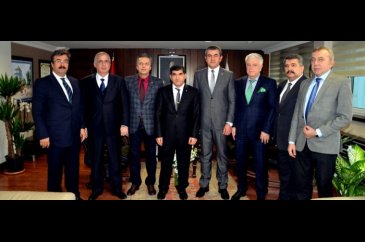 Emniyet müdürü Sabri Durmuşlar Bursaspor yönetimini ağırladı