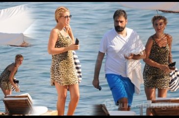 Gülben Ergen ve Erhan Çelik'in keyfi yarım kaldı