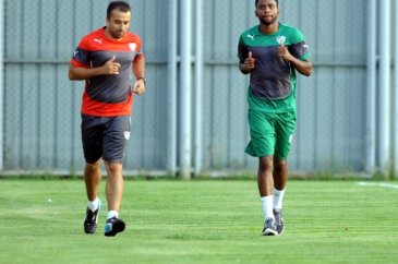 Bakambu ilk antrenmanına çıktı