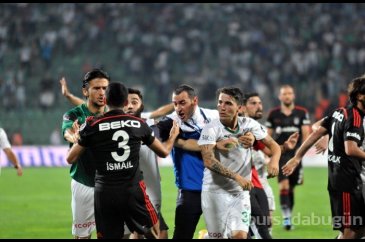 Bursa'da maç sonunda ortalık karıştı!