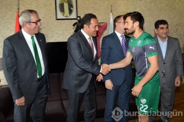 Bursaspor'da coşku dolu Bayramlaşma