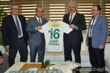 Bursaspor'dan Başkan Edebali'ye ziyaret