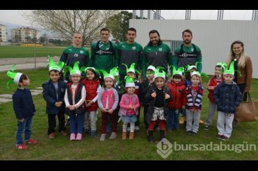 Özlüce Anaokulu öğrencilerinin Bursaspor coşkusu!
