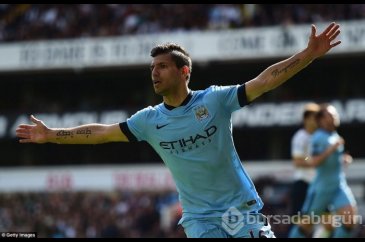 Manchester City'i Sergio Aguero sırtladı!