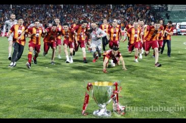 Galatasaray'da şampiyonluk sevinci!