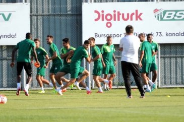 Bursaspor'da neşeli idman 