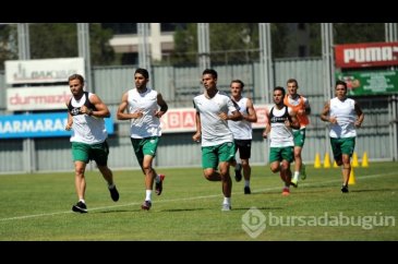 Bursaspor hazırlıklarının ilk etabını tamamladı
