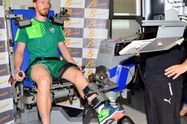 Bursaspor cybex testinden geçti