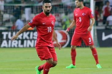 Türkiye-Letonya maçından kareler