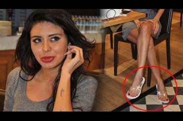 Ebru Polat'ın 1000 liralık pedikürü!