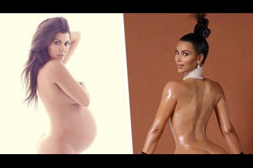 Kardashian ailesi çıplak poz vermeyi seviyor