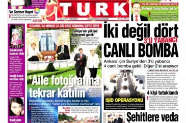 Gazete manşetleri (19 Ekim 2015)