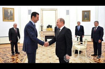 Esed Moskova'da Putin'le görüştü