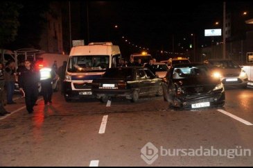 Bursa'da zincirleme trafik kazası