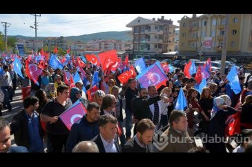 AK Partililere saldırı protesto edildi