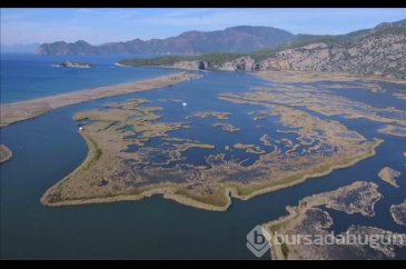 Muğla'nın doğal güzellikleri havadan görüntülendi