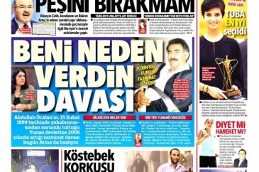 Günün gazete manşetleri (9 Kasım 2015)