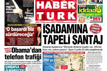 Günün gazete manşetleri (10 Kasım 2015)