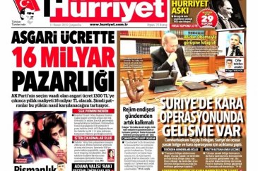 Günün gazete manşetleri (11 Kasım 2015)