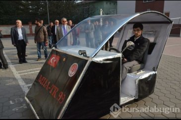 İmam hatipli öğrenciden flash bellekle çalışan otomobil