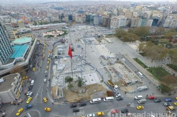 Taksim Meydanı'nı düzenleme çalışmalarında sona yaklaşıldı