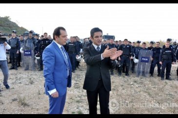 Bursa'da çevik kuvvetten nefes kesen tatbikat