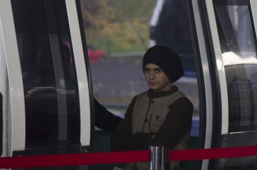 Arap turistlerin teleferik keyfi