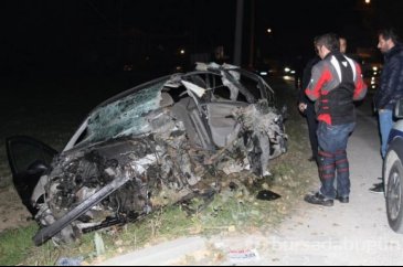 Bursa'da feci kaza!