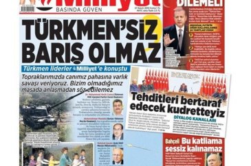 27 Kasım 2015 gazete manşetleri
