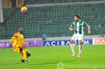 Bursaspor-Kayserispor maçından kareler