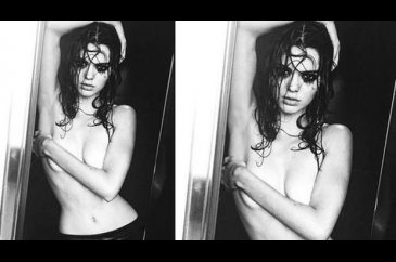 Kendall Jenner'dan olay yaratan poz