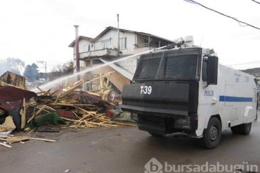İstanbul Pendik'te olaylı yıkım
