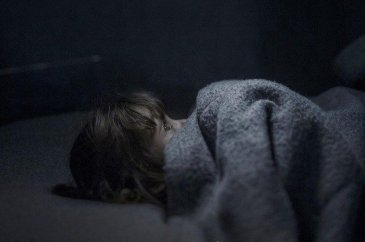 Savaşın çocukları uyurken görüntülendi
