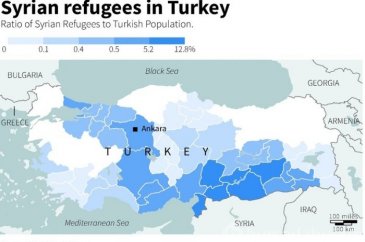İşte il il Suriyelilerin Türkiye'ye dağılımı