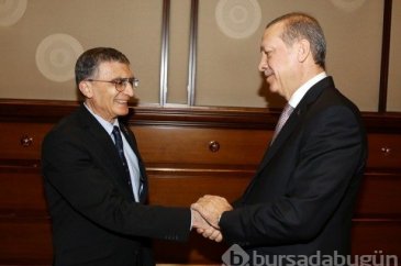 Erdoğan, Aziz Sancar'ı kabul etti