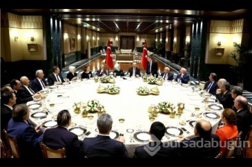 Cumhurbaşkanı Erdoğan, Sancar onuruna akşam yemeği verdi
