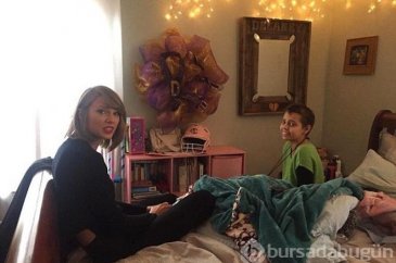 Kanser hastası hayranına Taylor Swift'den sürpriz!