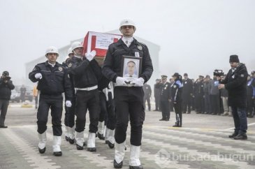 Şehit babaya son bakış...	