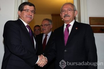 Davutoğlu-Kılıçdaroğlu görüşmesi