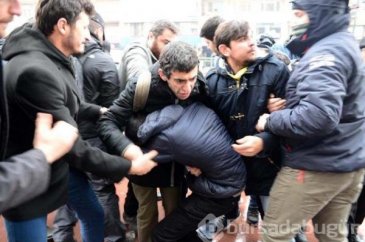 Beşiktaş'ta gençlere polis müdahalesi!