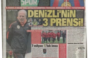 Günün spor manşetleri