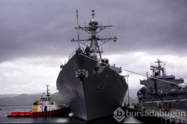 ABD savaş gemisi USS Ross 71 Marmaris'e geldi	
