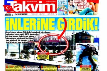 Gazete manşetleri (11 Ocak 2016)